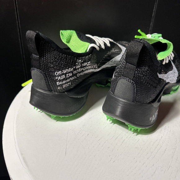 Off White x Nike Air Zoom Tempo Next% - Size 10 (Black/Green/White)NEW main image 5